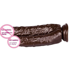 Double-headed Women's PVC Butt Plug With Suction Cup