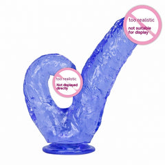 Double-headed Women's PVC Butt Plug With Suction Cup